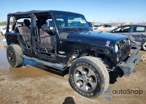 2014 Jeep Wrangler Unlimited Sahara z USA, uszkodzony, nr VIN 1C4BJWEG1EL210563